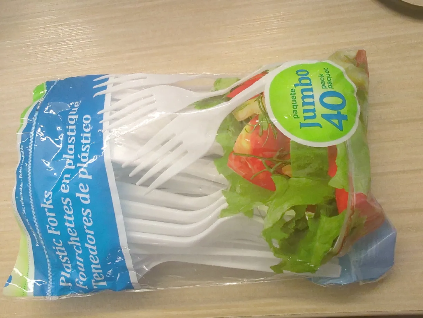 Jumbo 40-Pack Plastic Forks free thumbnail