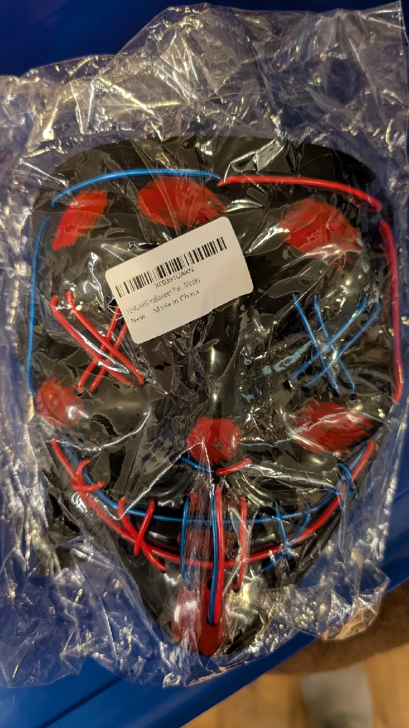 New LED Halloween Mask Each image indicator(5)