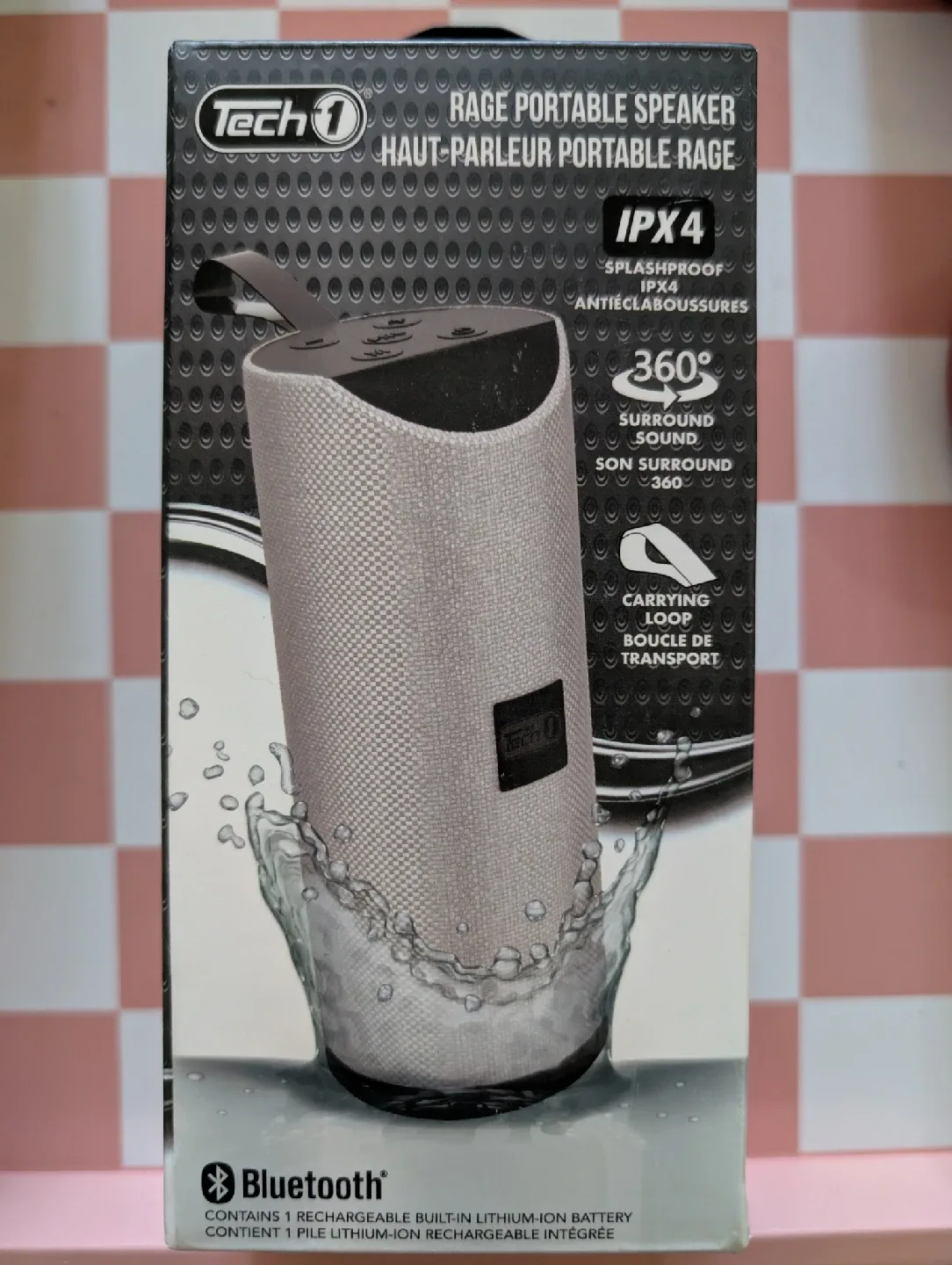 Tech 1 Rage Portable Bluetooth Speaker - New