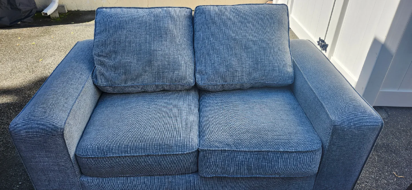 Blue Loveseat Sofa - Like New! image indicator(3)