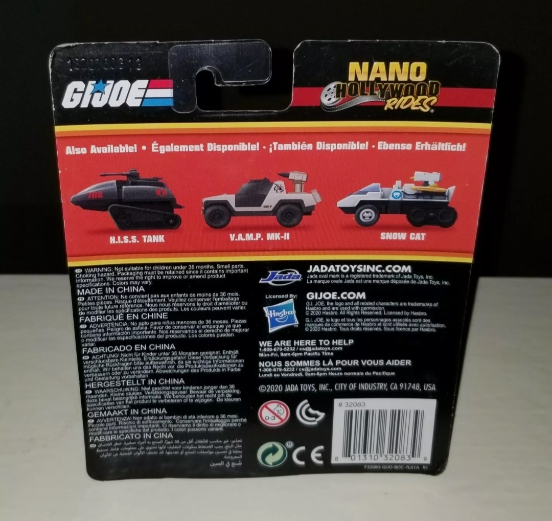 Jada Toys G.I. Joe Nano Hollywood Rides - New! - photo 2