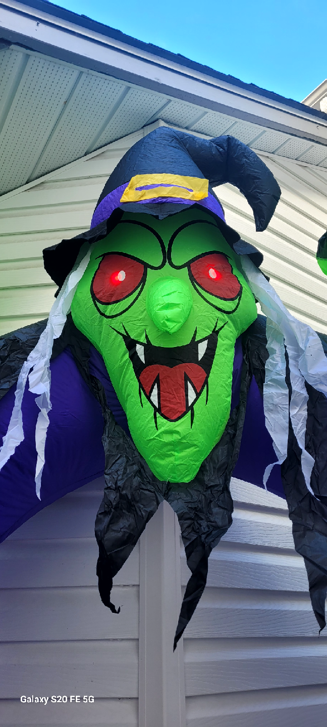 Inflatable Halloween Witch Archway Decoration
