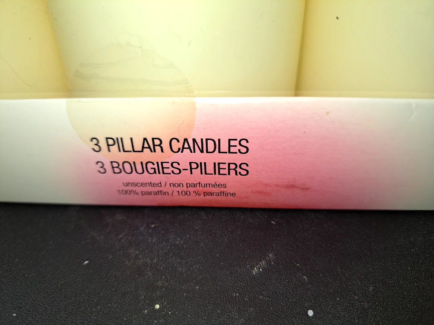 6 Pillar Candles - New in Box image indicator(6)