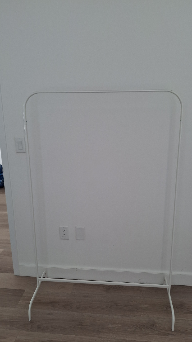 Ikea White Clothes Rack