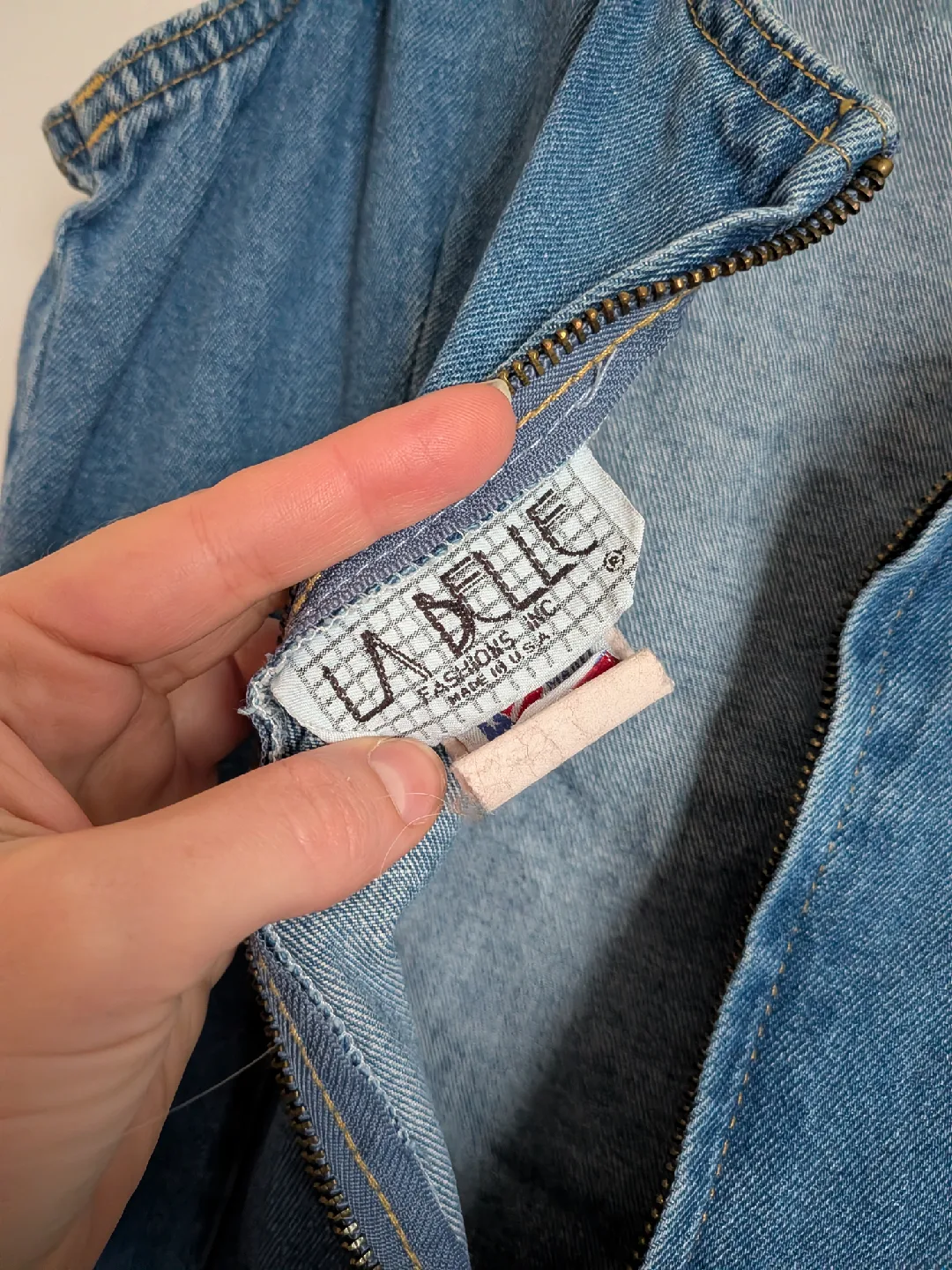 Vintage denim dress - La belle image indicator(4)