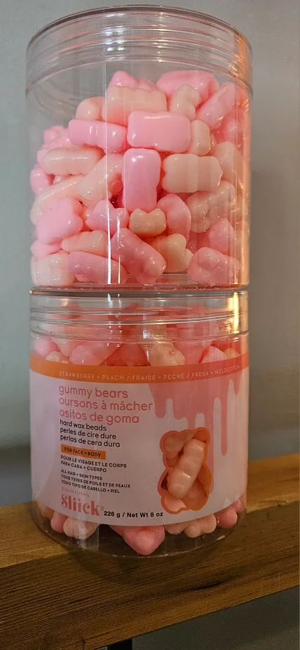Sliick Strawberry + Peach Bear Hard Wax Beads 2 image indicator(2)
