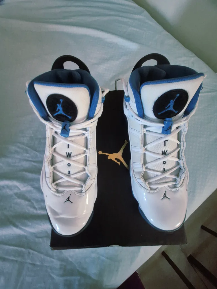 JORDAN 6 RINGS Wht/Blu Size 11.5 ORIGINAL image indicator(3)
