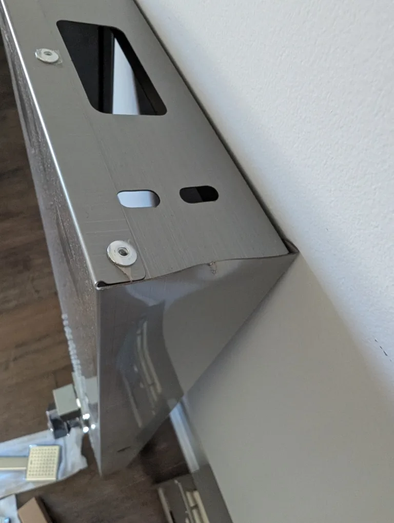 Brand New Brushed Nickel Rainfall Shower Panel For Sale image indicator(5)