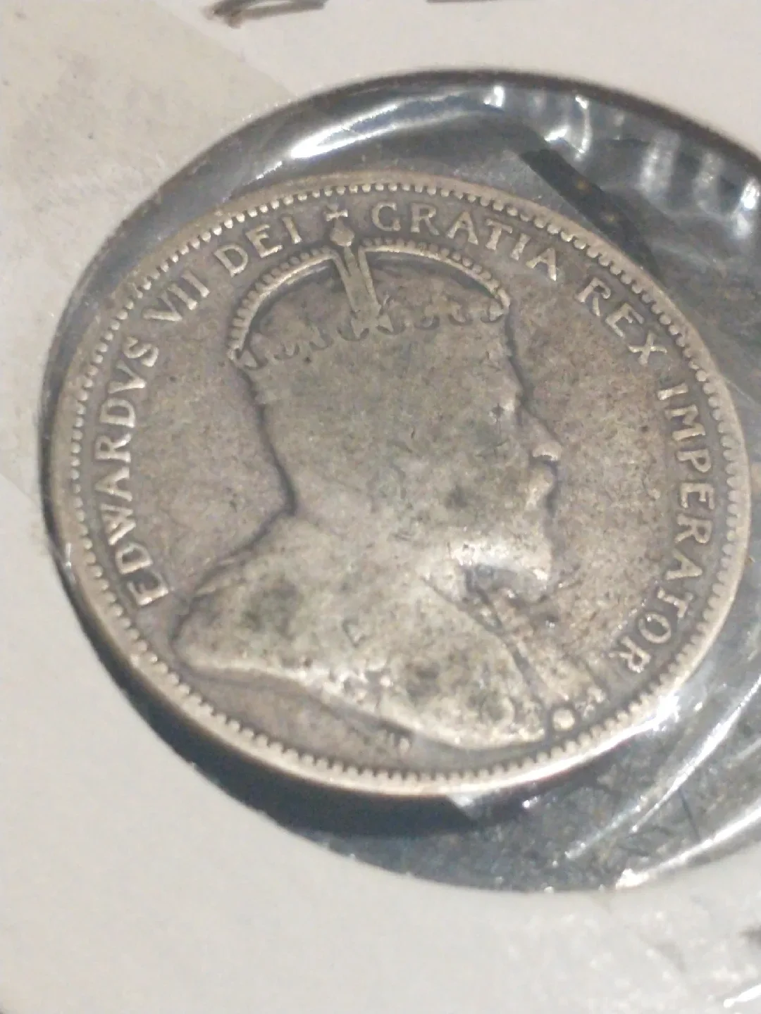 VF 1902H Canada 25 cents Edward VII .925 silver KM #11 image indicator(3)