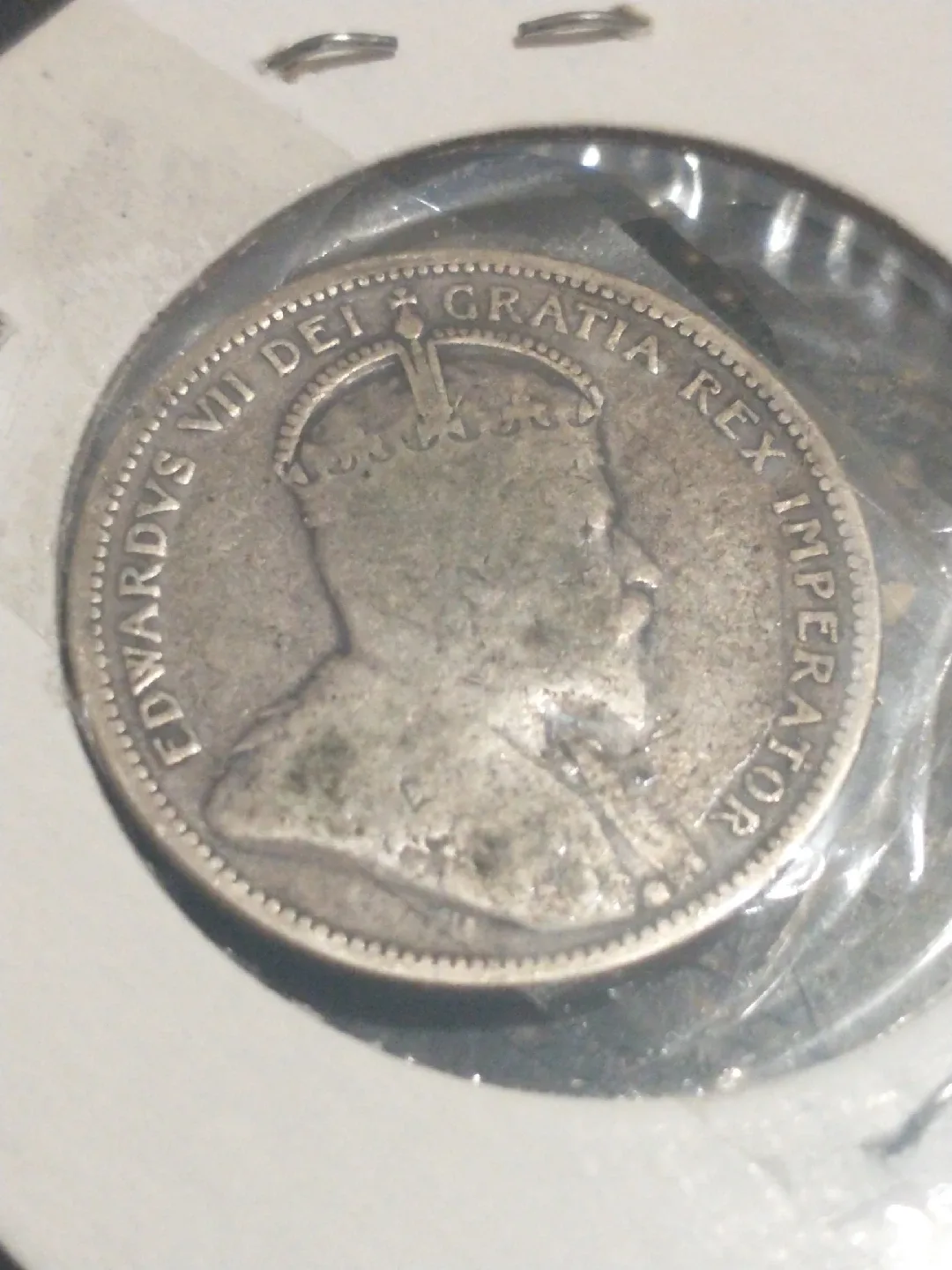 VF 1902H Canada 25 cents Edward VII .925 silver KM #11 image indicator(4)