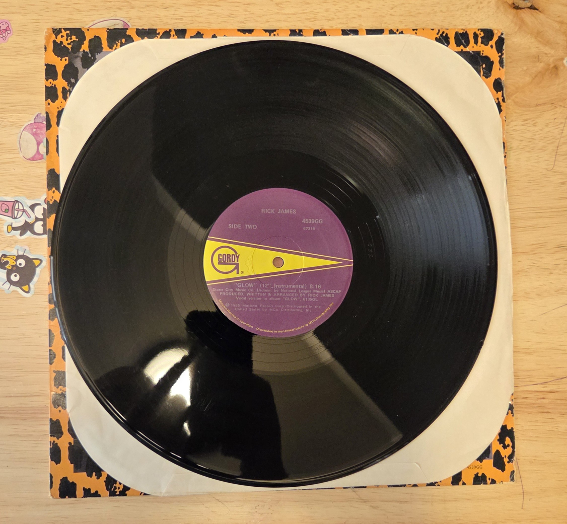 Rick James Glow Vinyl Record - photo 3