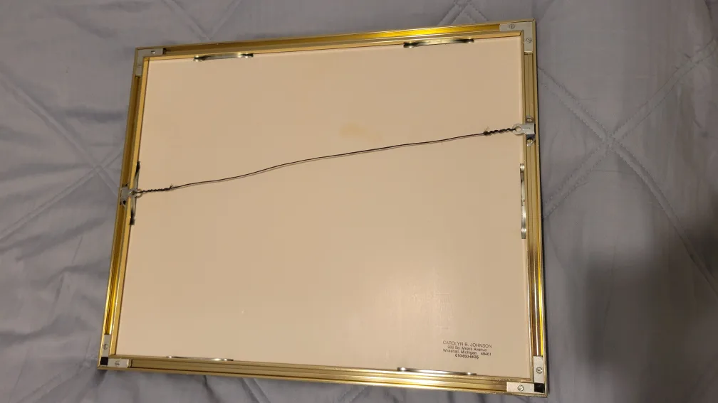 Carolyn Johnson Framed Watercolor Painting 20x16 image indicator(5)