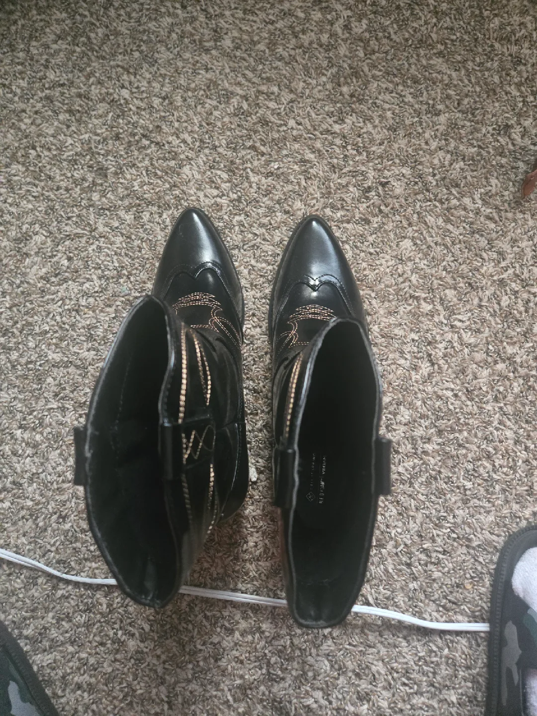 Call It Spring Black Cowboy Boots image indicator(2)