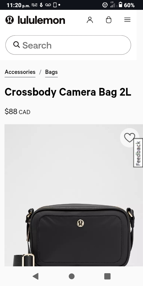 Lululemon Crossbody Bag 2L - Black - photo 3