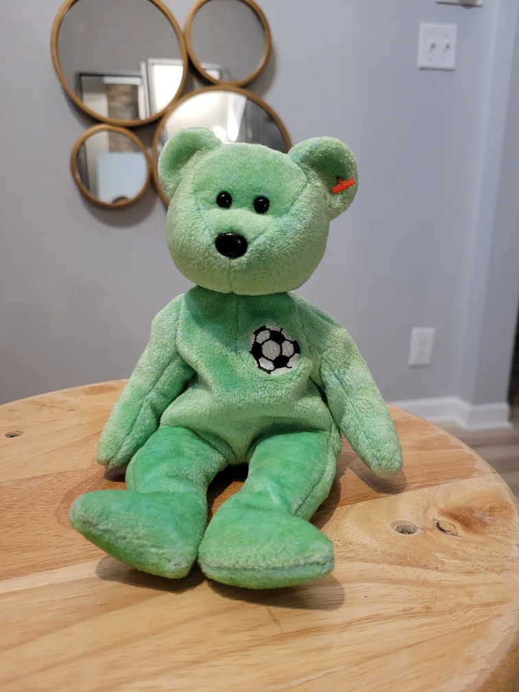 Ty Beanie Baby Kicks Soccer Bear ⚽️ image indicator(9)