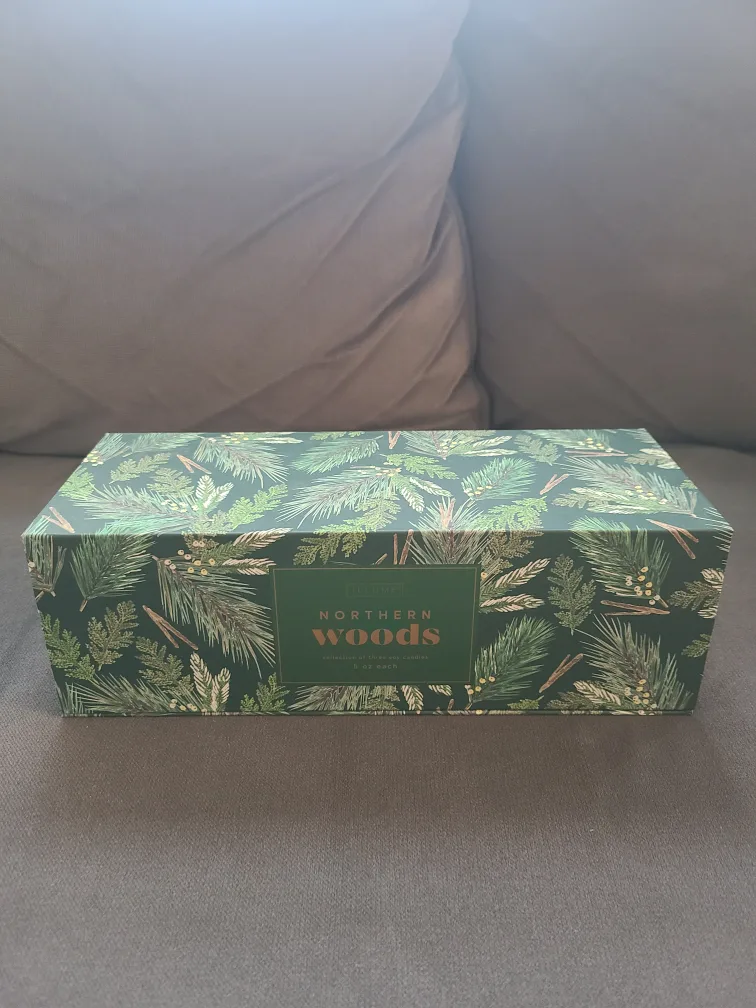 Illume Northern Woods Candle Gift Box, Set of 3🕯🧡 thumbnail