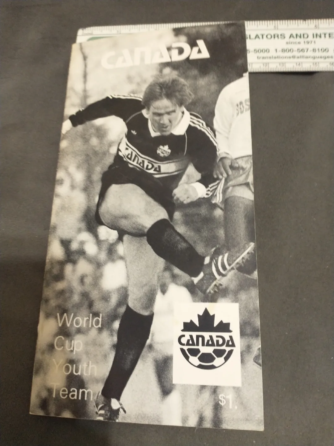 Rare 1985 Canada World Cup Youth Team media guide image indicator(2)