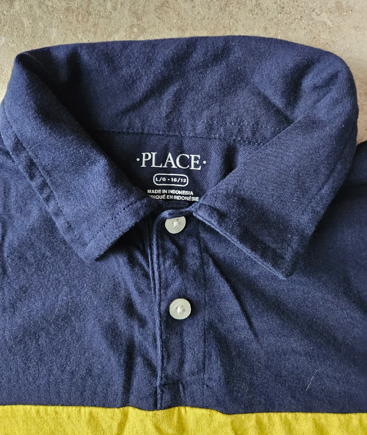 Size L (10/12) Children's Place Polo Shirt image indicator(3)