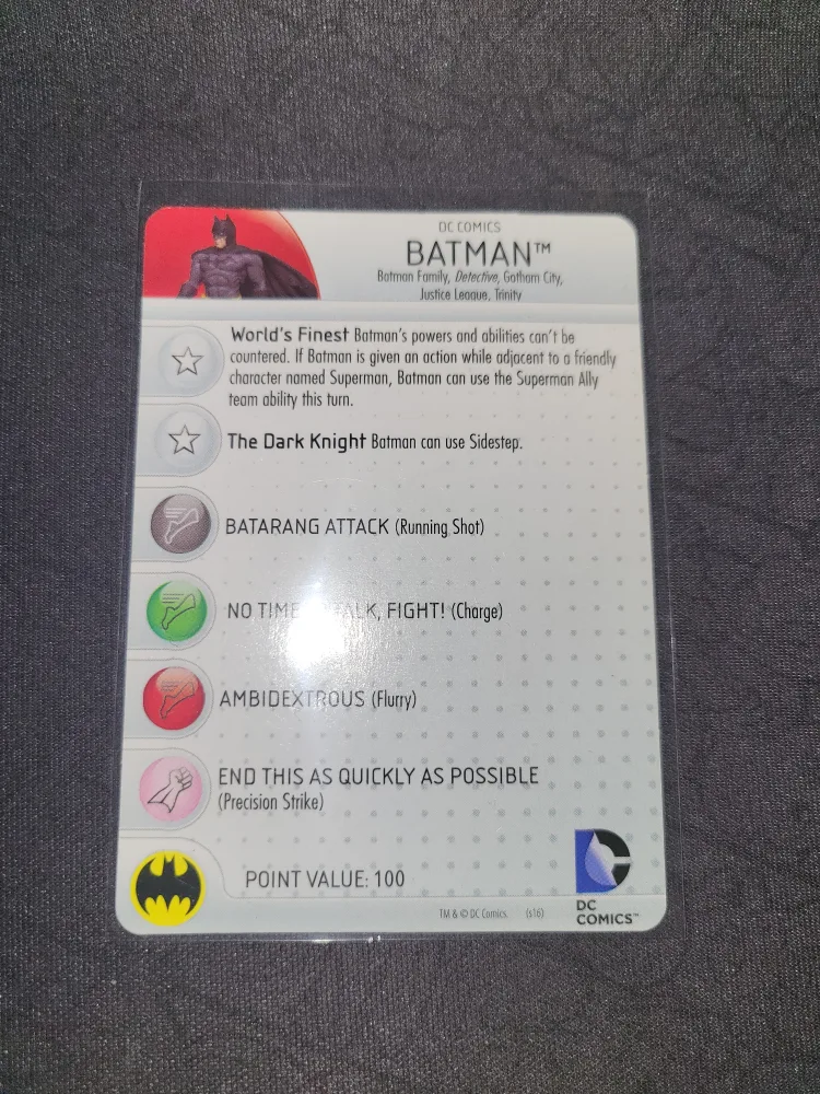 2016 Worlds Finest Heroclix Set: Batman #050 image indicator(6)