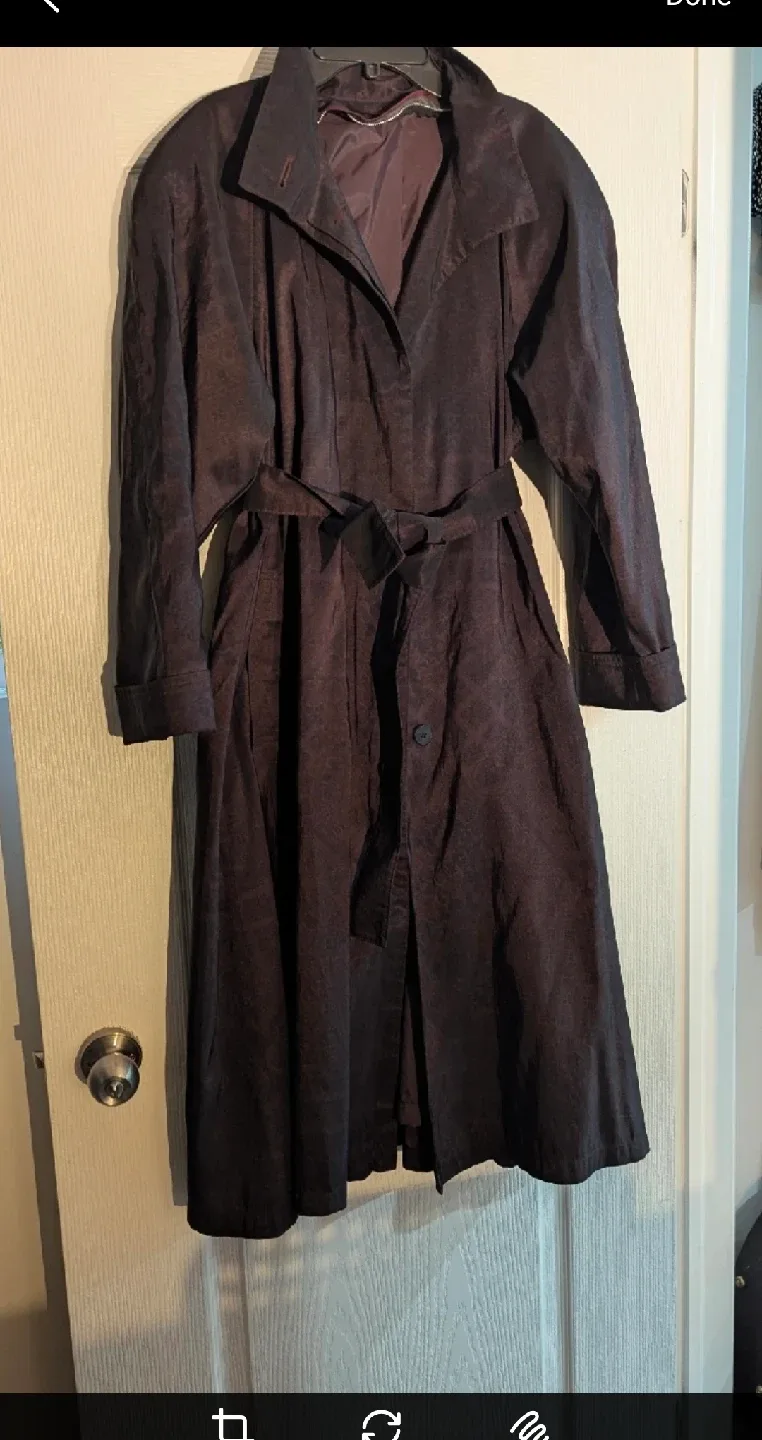 London Fog Ladies Trench Coat - Size medium to large