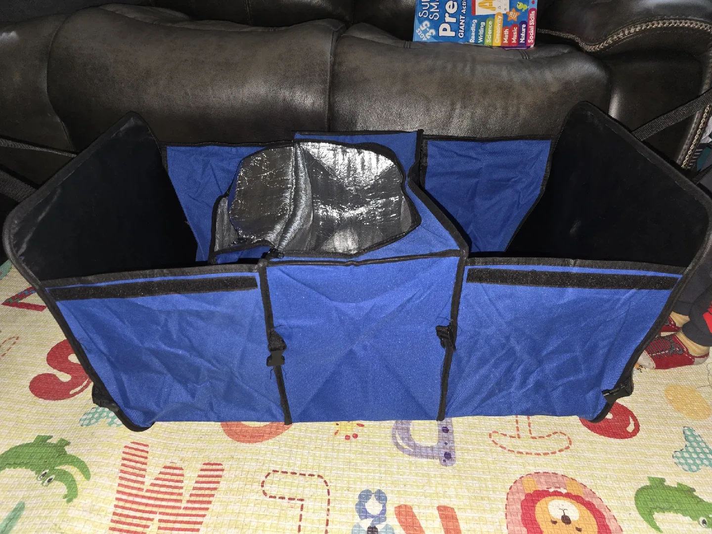 ADDA Car Trunk Organizer - Blue thumbnail