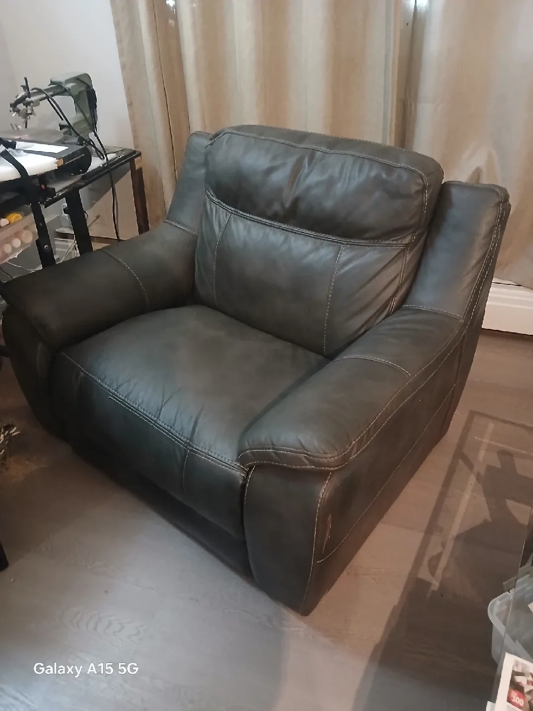 Dark Brown Leather Armchair image indicator(3)