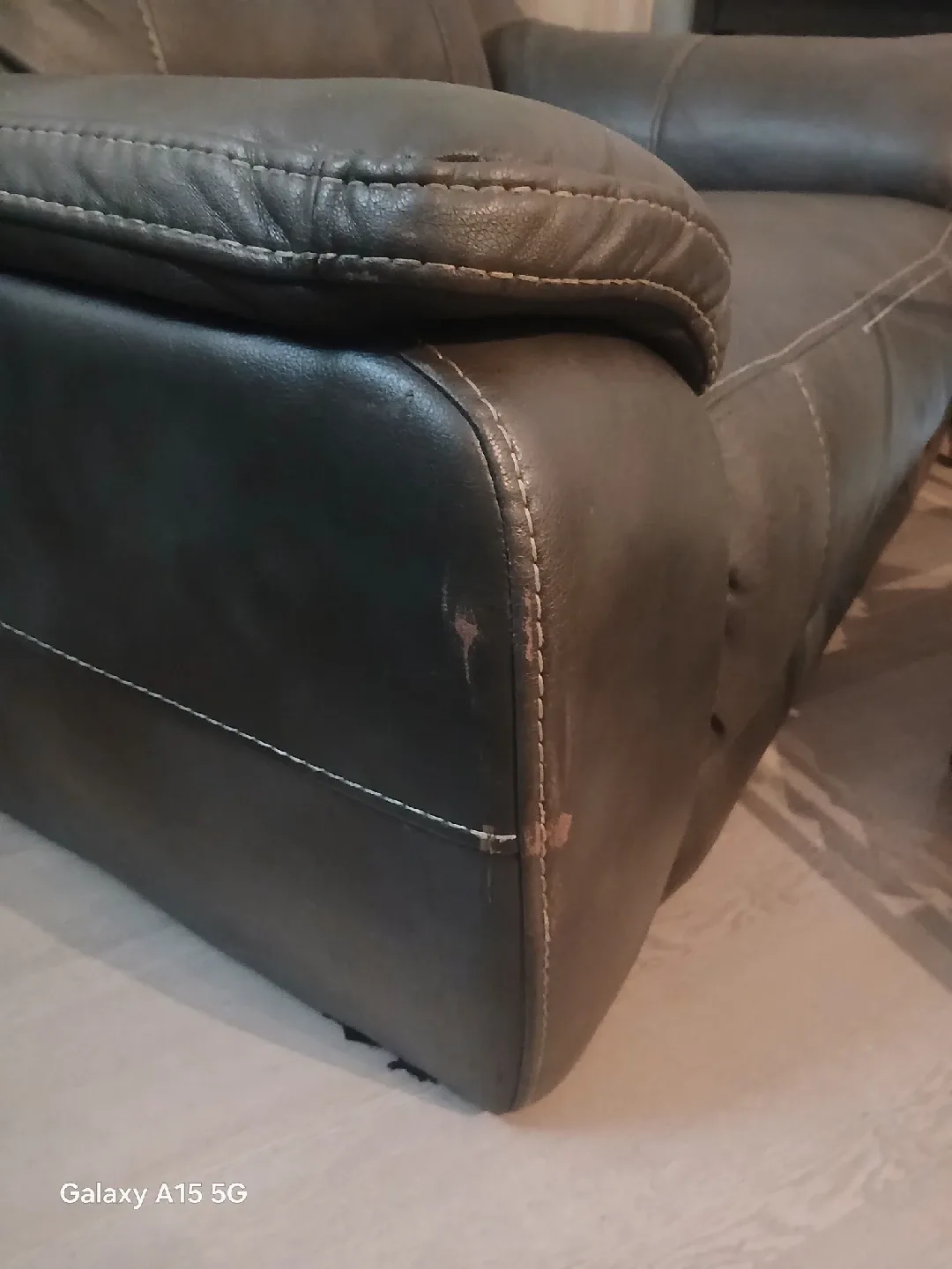 Dark Brown Leather Armchair image indicator(4)