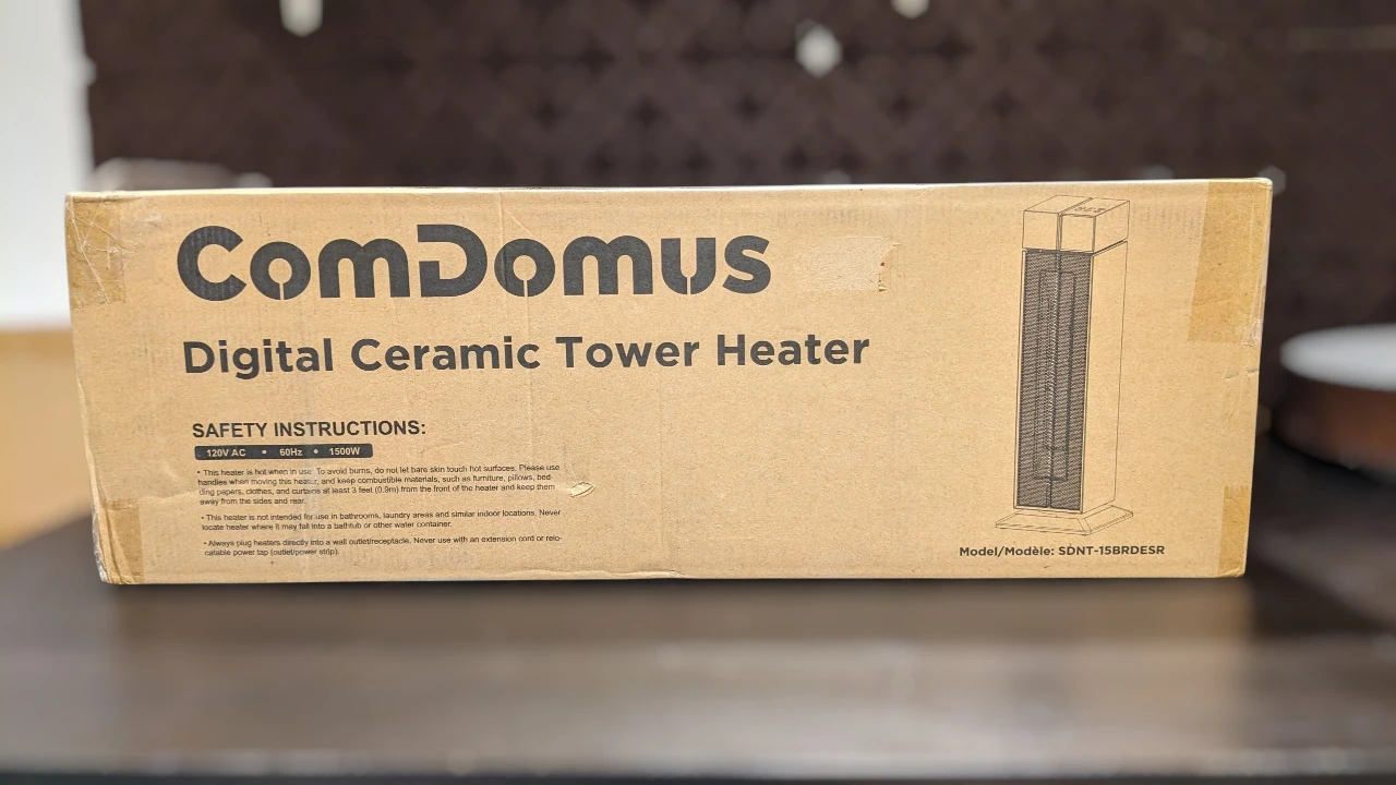 Comdomus Digital Ceramic Tower Heater SDNT-15BRDESR - photo 2