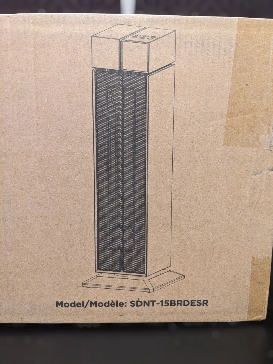 Comdomus Digital Ceramic Tower Heater SDNT-15BRDESR