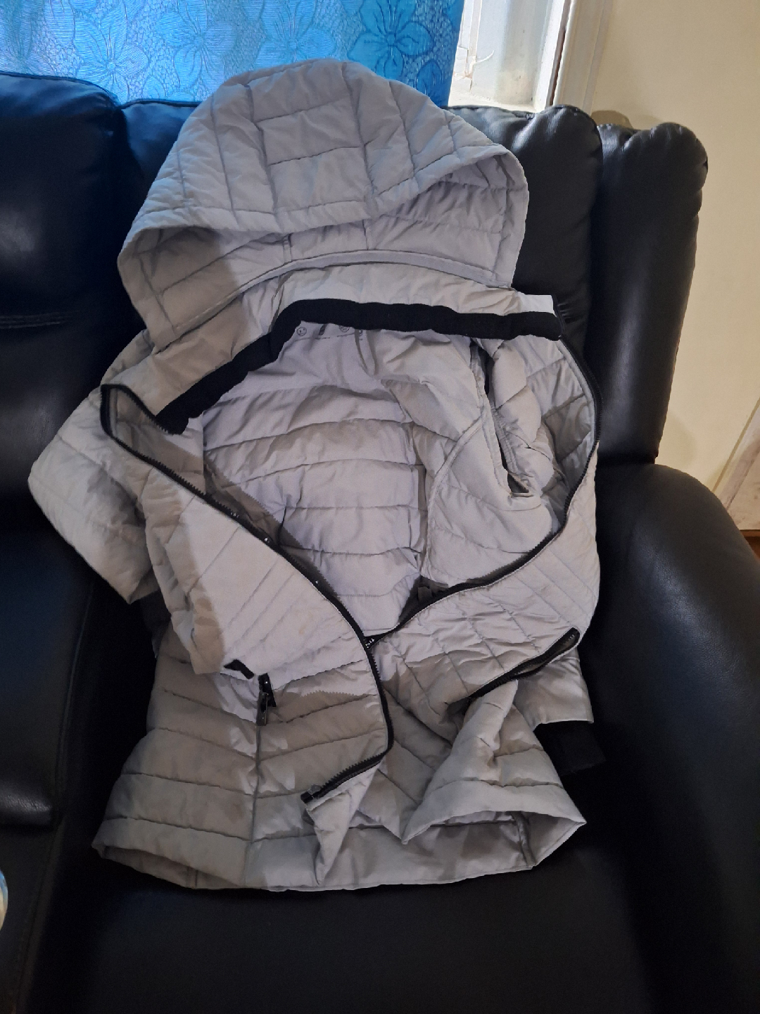 Maralyn & Me Gray Puffer Jacket