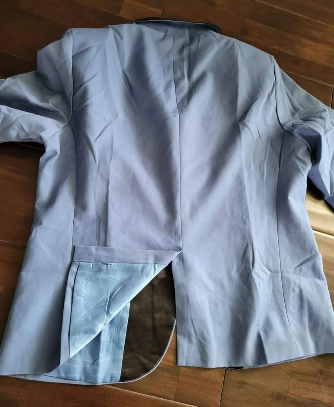 Blue Blazer with Black Lapel image indicator(4)