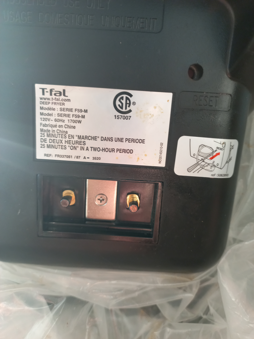 T-fal deep fryer - photo 5