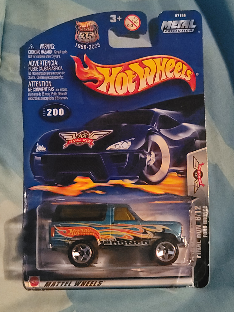 Hot Wheels Final Run 6/12 Ford Bronco