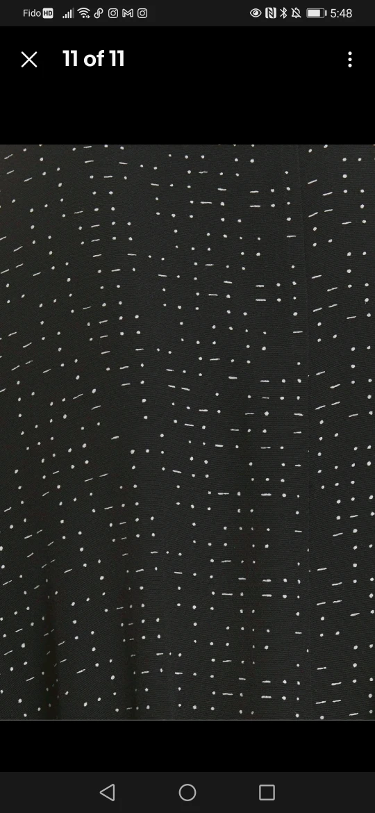 Eileen Fisher medium morse code cardigan - photo 3