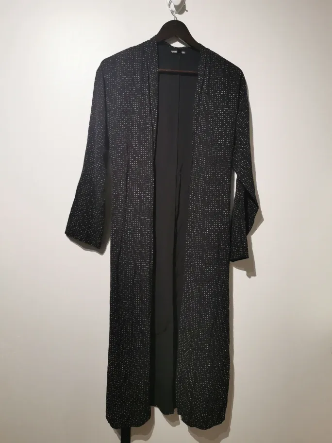 Eileen Fisher medium morse code cardigan image indicator(6)