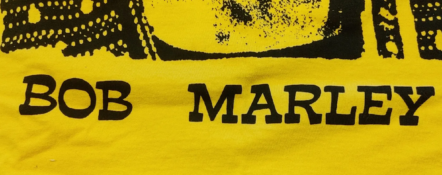 F Bob Marley Graphic T-Shirt - Size S image indicator(5)