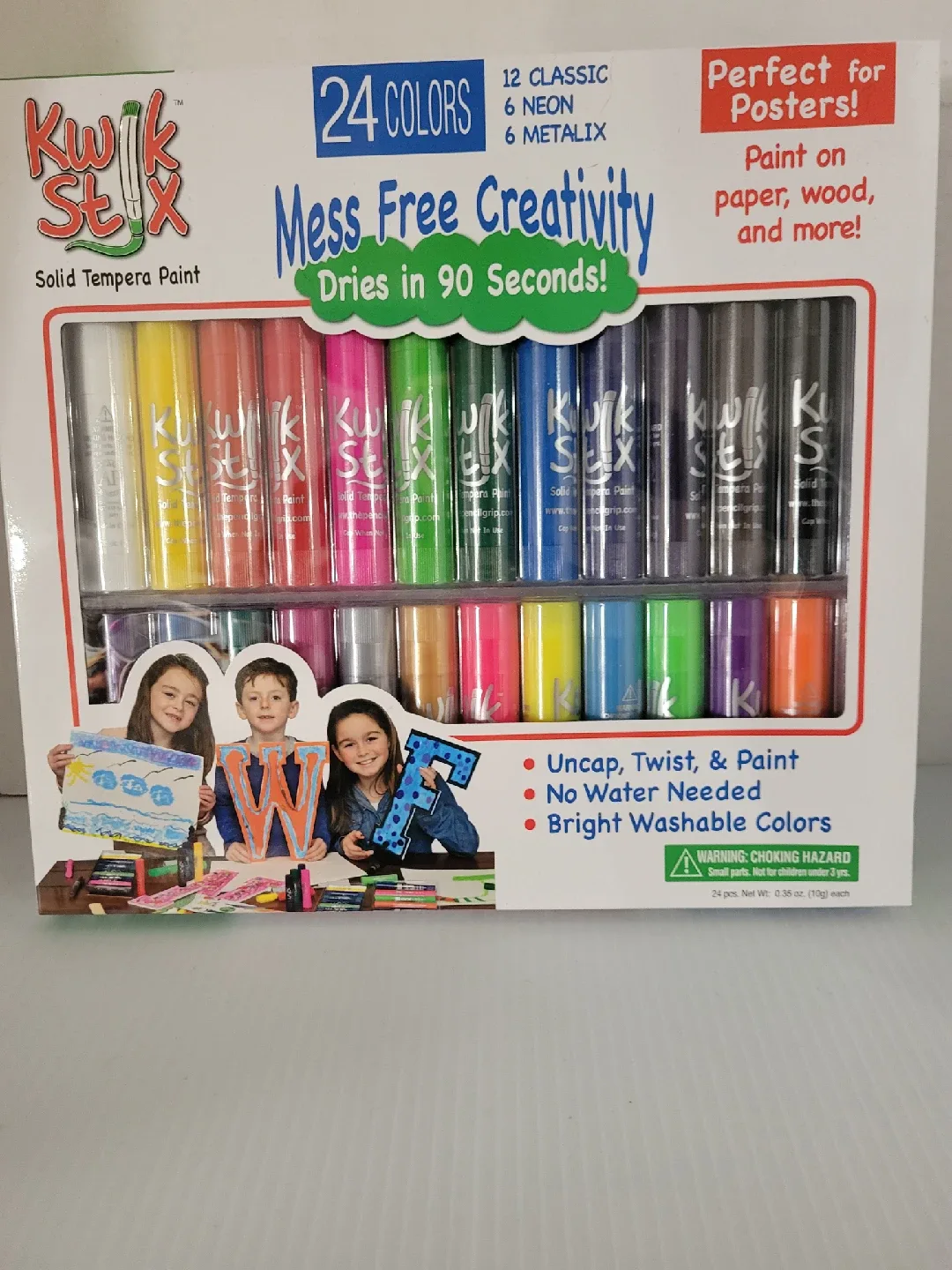 Kwik Stix Solid Tempera Paint 24 Colors