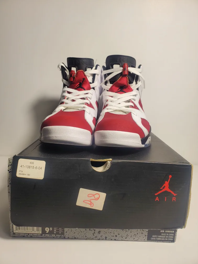 Jordan 6 Retro Carmine 384664-160 Size 9.5 image indicator(2)