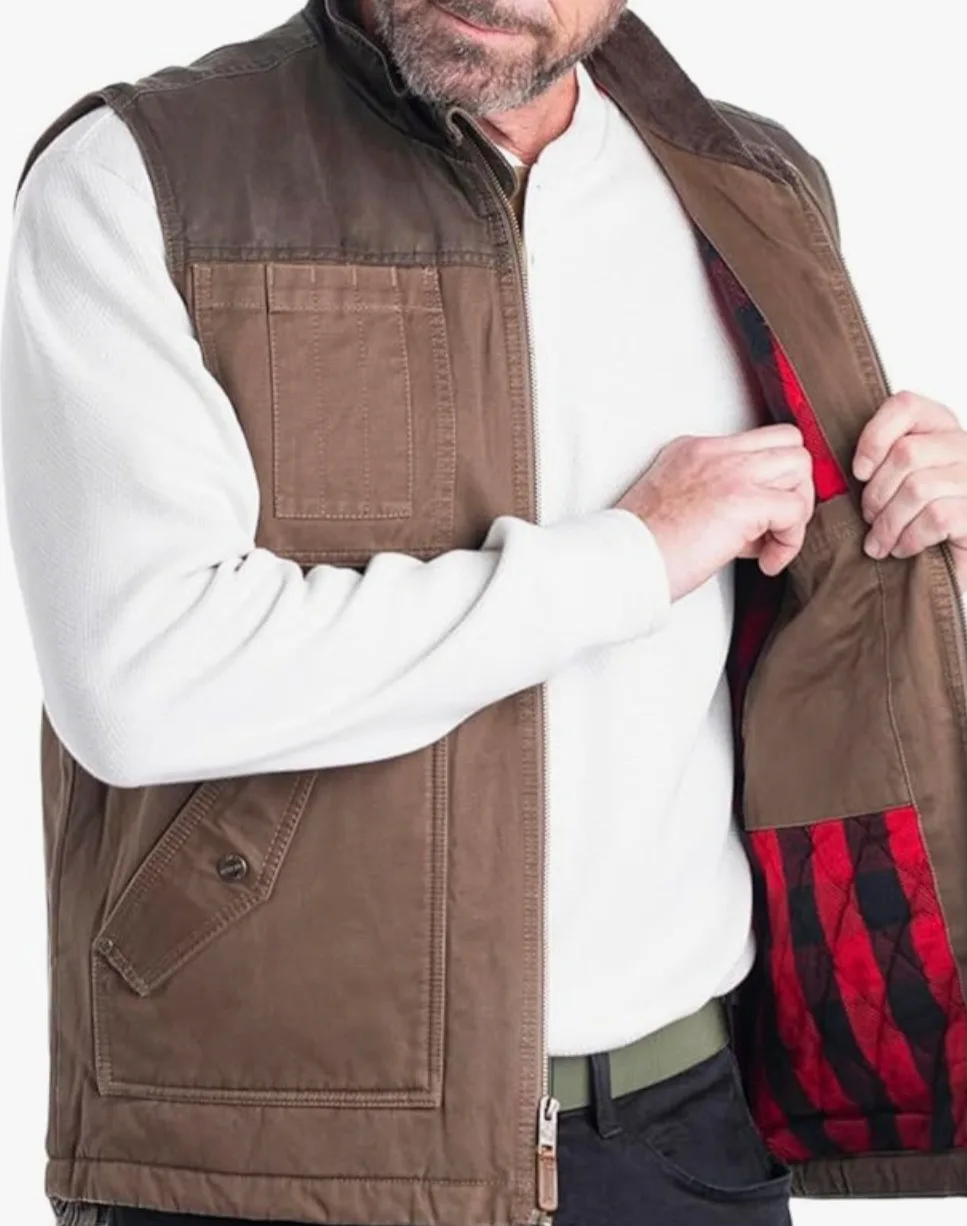 Legendary Whitetails mens Tough as Buck Canvas VestVest image indicator(4)
