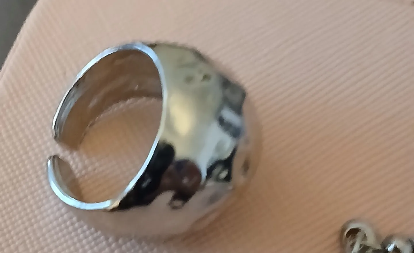 Silver Tone Ring and Teardrop Earrings image indicator(4)