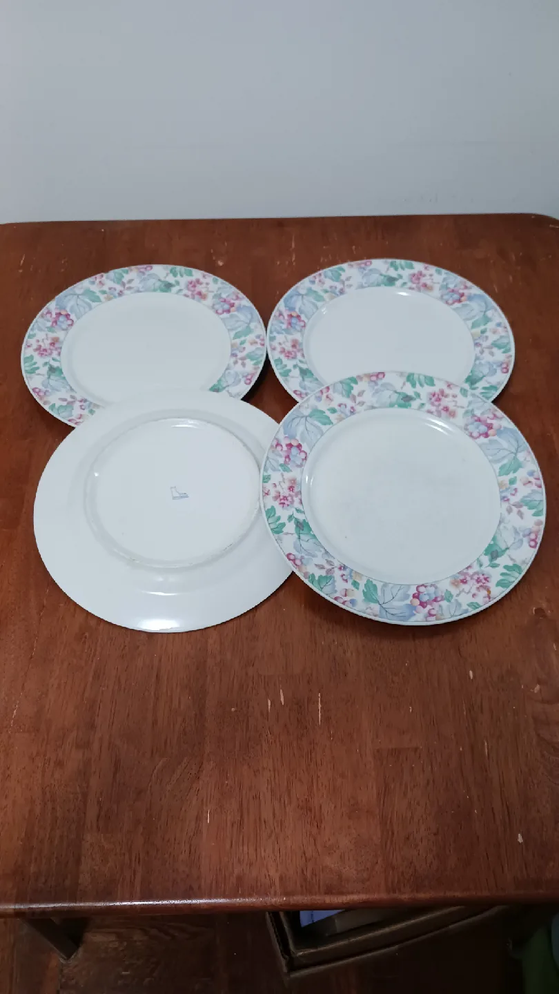 Floral Patterned Dinner Plates (Set of 4) image indicator(2)