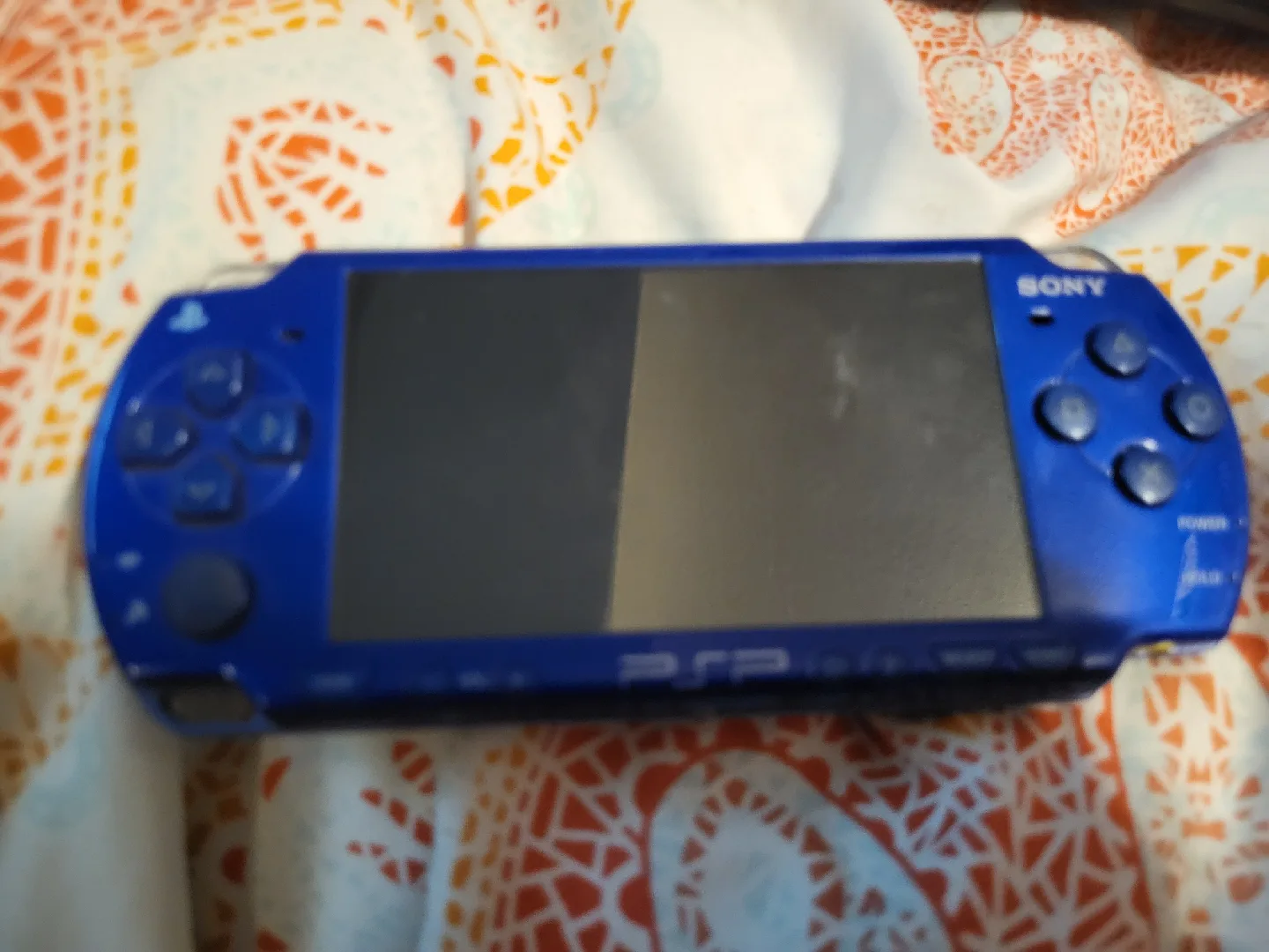 Sony PSP Blue Handheld Console image indicator(3)