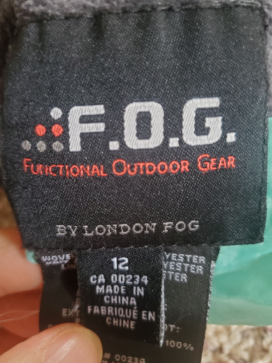 F.O.G. Fleece Jacket Size 12 - photo 4