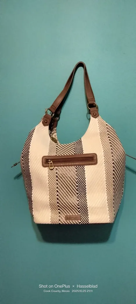 Sakroots Roma Woven Hobo Bag