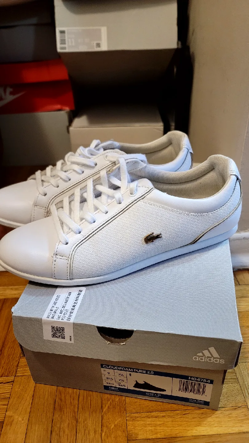 Lacoste White Leather Sneakers image indicator(2)