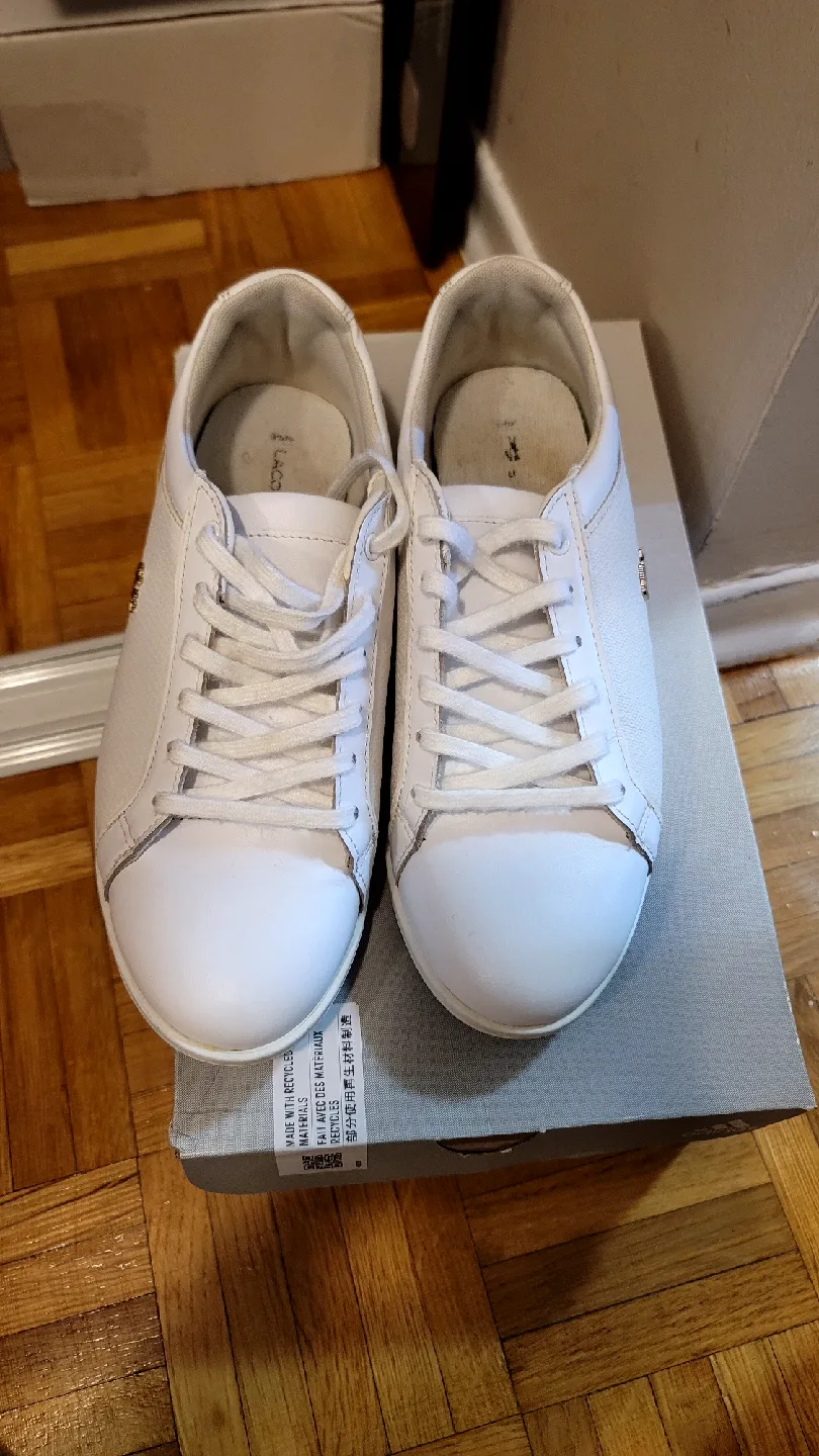 Lacoste White Leather Sneakers image indicator(3)