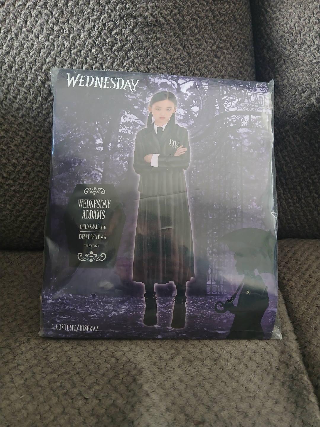 Wednesday Addams Costume - Child Size 4-6
