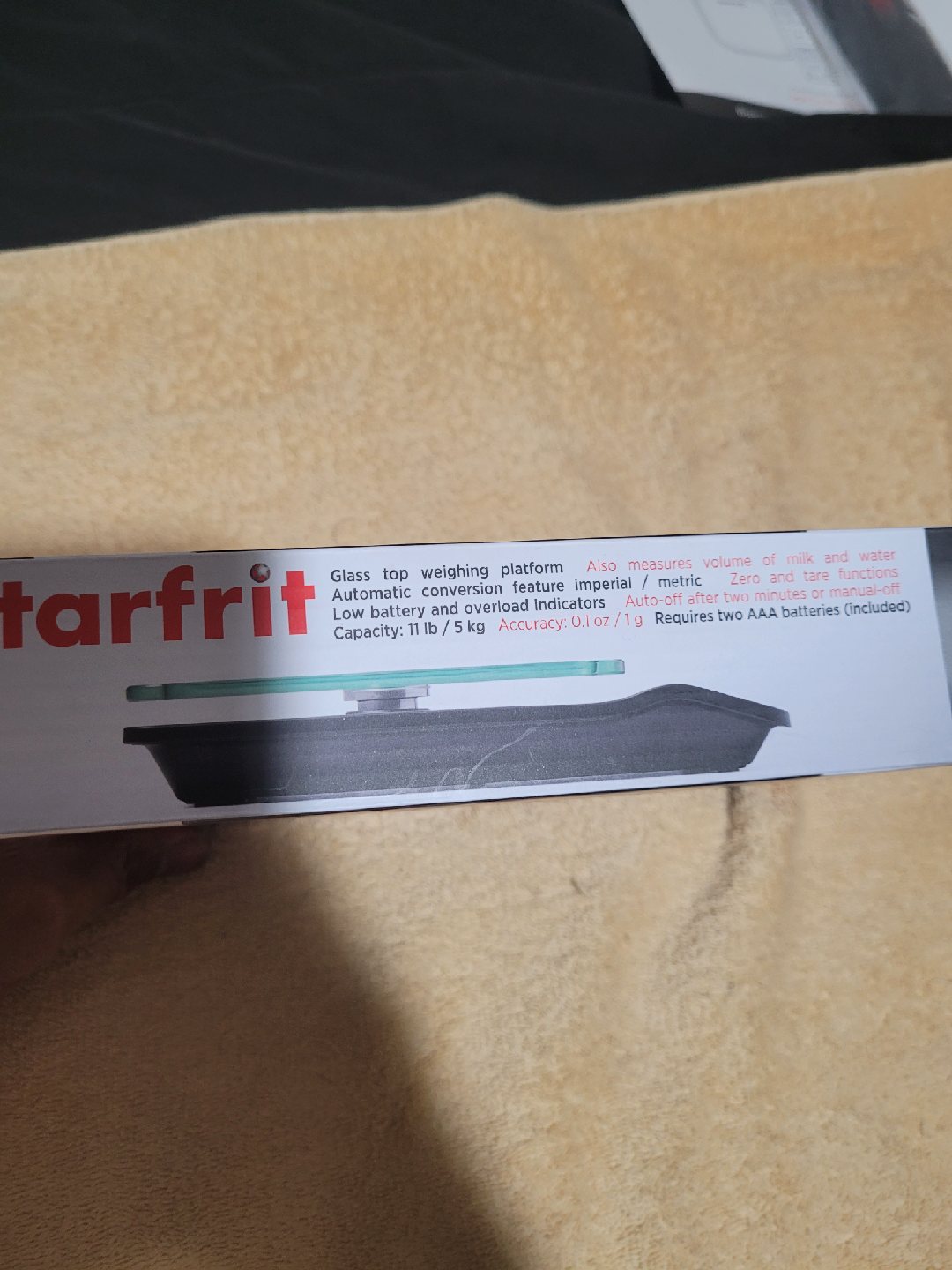 SALE! New Starfrit Digital Kitchen Scale - 11 lb Capacity - photo 2