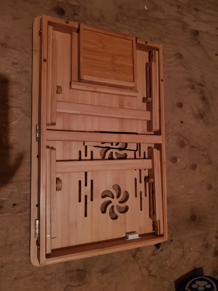 🥕Bamboo Laptop Desk Bed Tray Table🥕 - photo 3