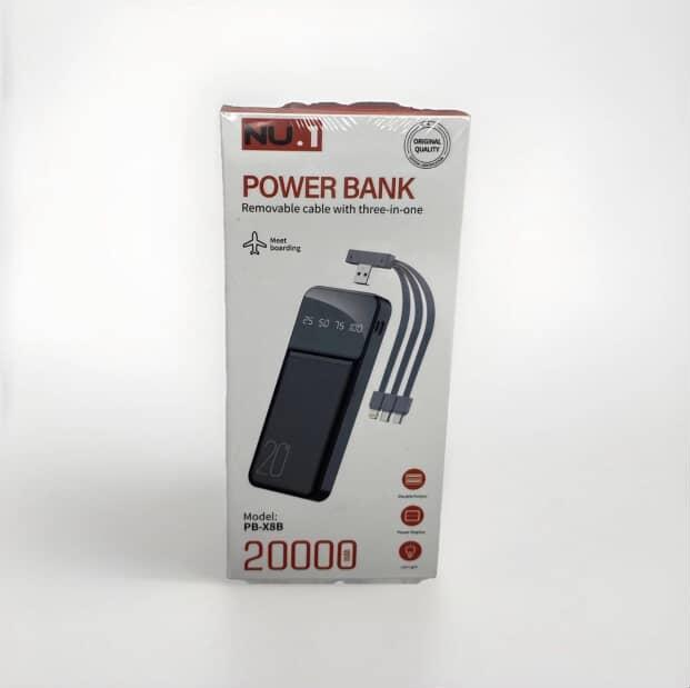 NU.1 Power Bank 20000mAh PB-X8B - New